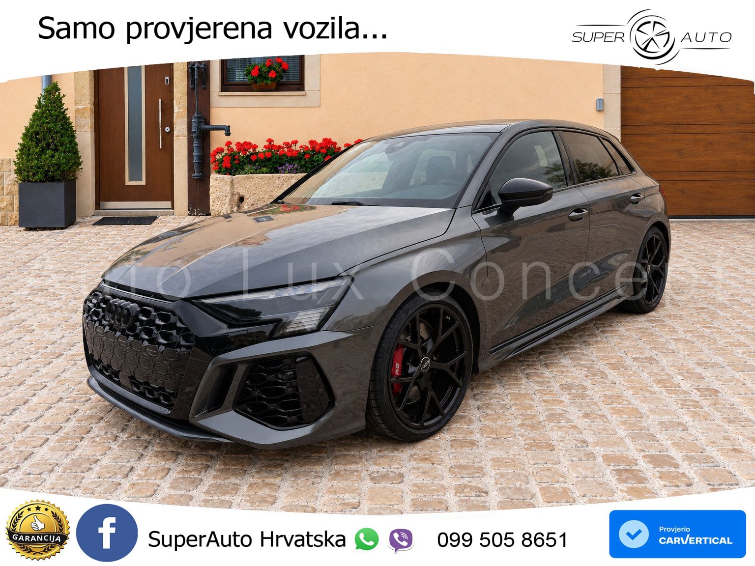 Audi RS3 Sedan 2.5 TFSI (400 KS) quattro S tronic LED+GR SJED+ACC