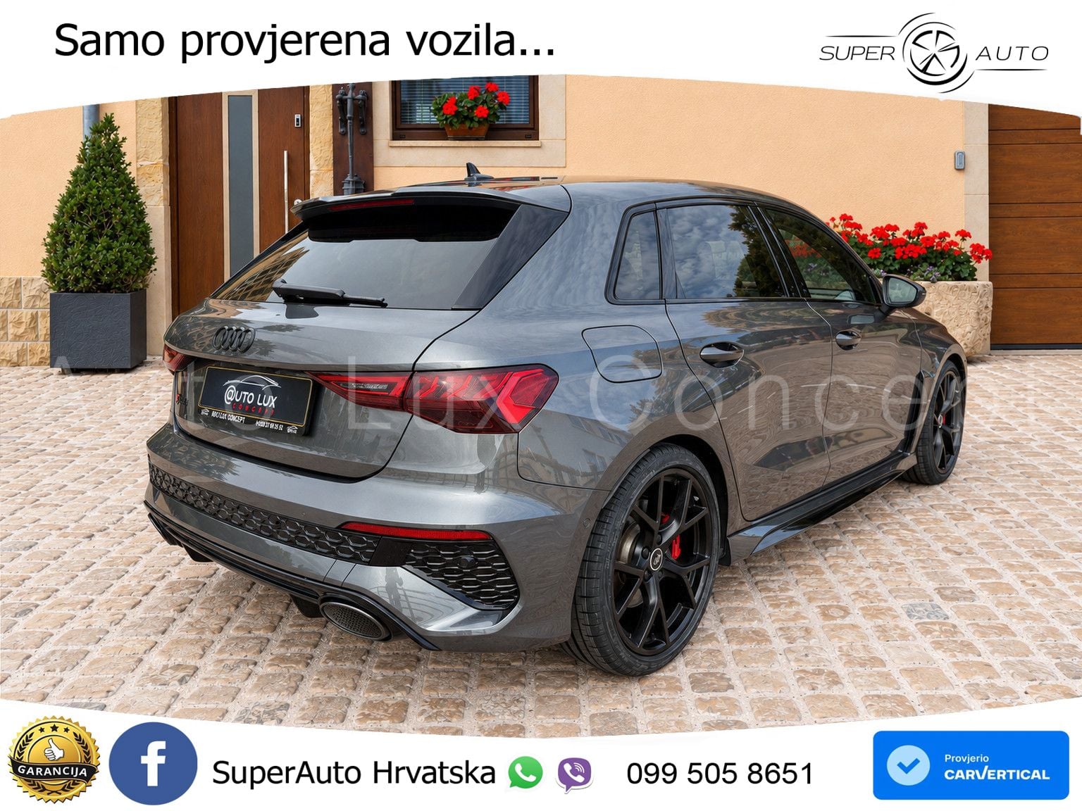 Audi RS3 Sedan 2.5 TFSI (400 KS) quattro S tronic LED+GR SJED+ACC
