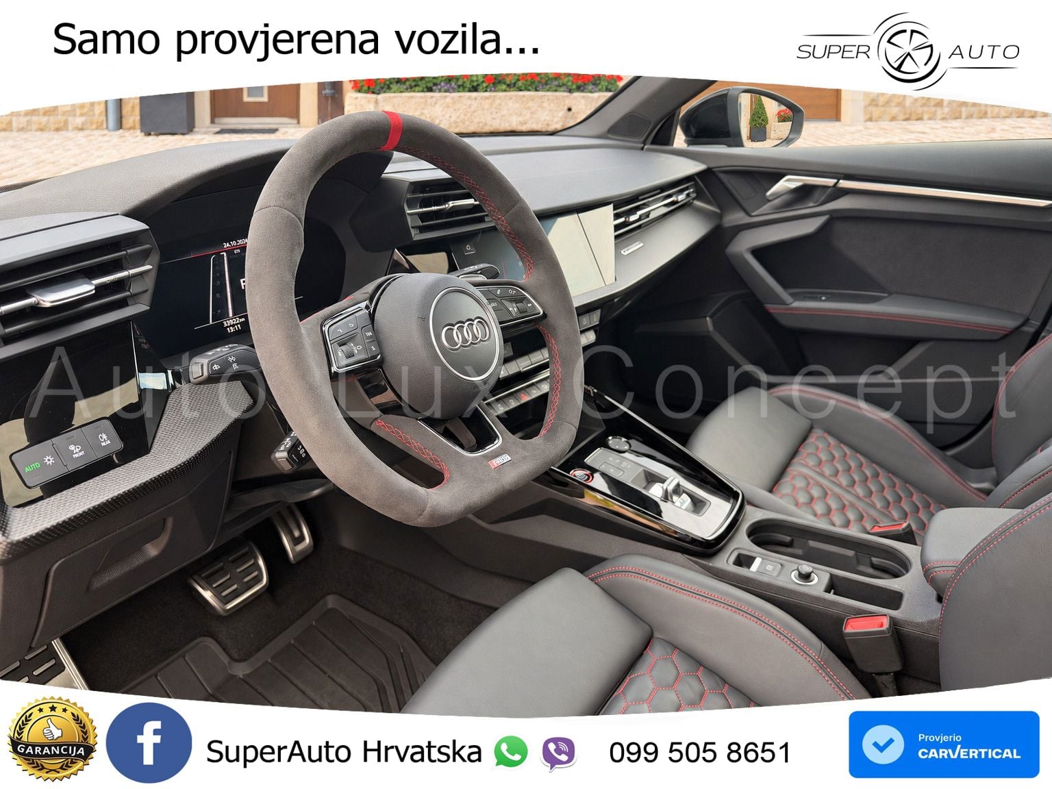 Audi RS3 Sedan 2.5 TFSI (400 KS) quattro S tronic LED+GR SJED+ACC