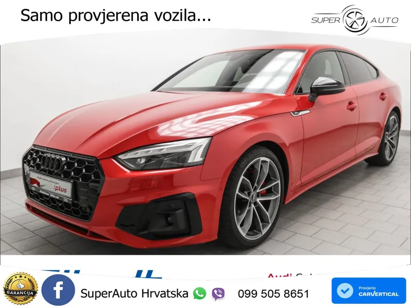 Audi A5 Sportback 40 TDI (204 KS) S tronic S line MATRIX+GR SJED+KAM