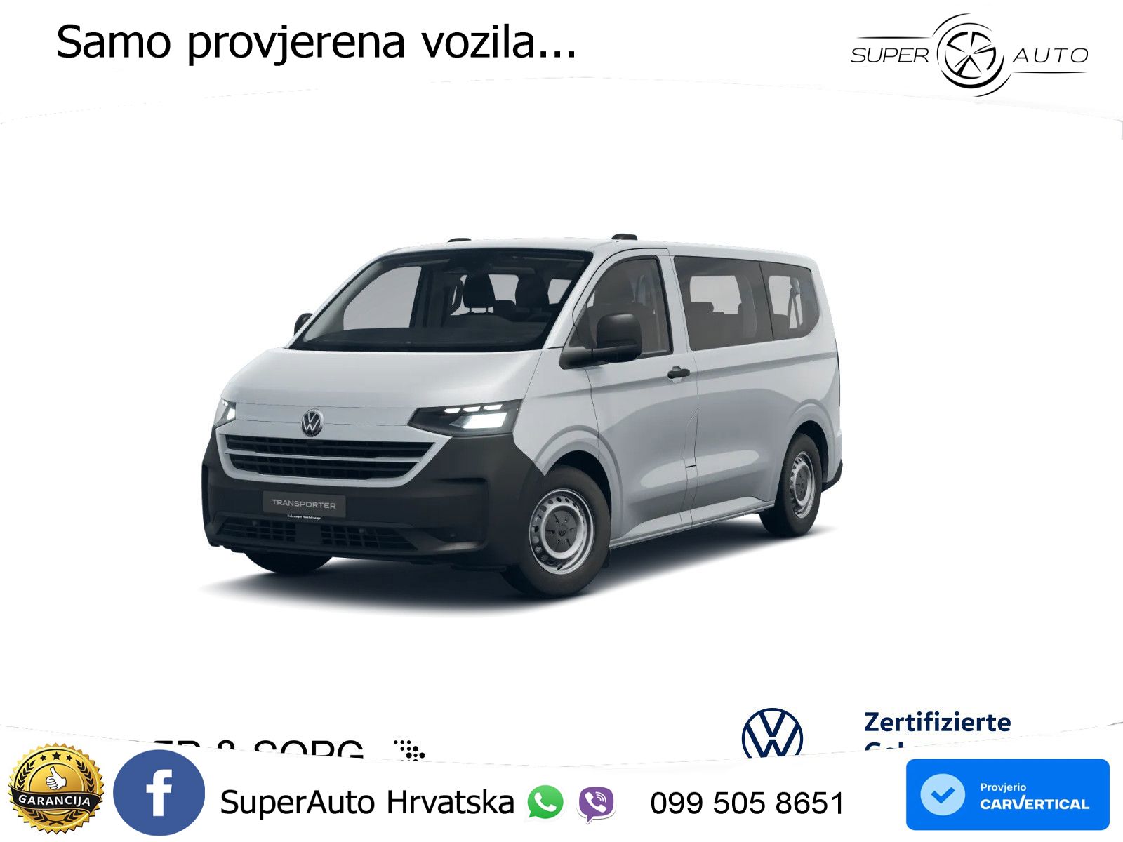 Volkswagen Transporter Kombi 2.0 TDI AHK*RFK*GRA*9Sitze 110 KS
