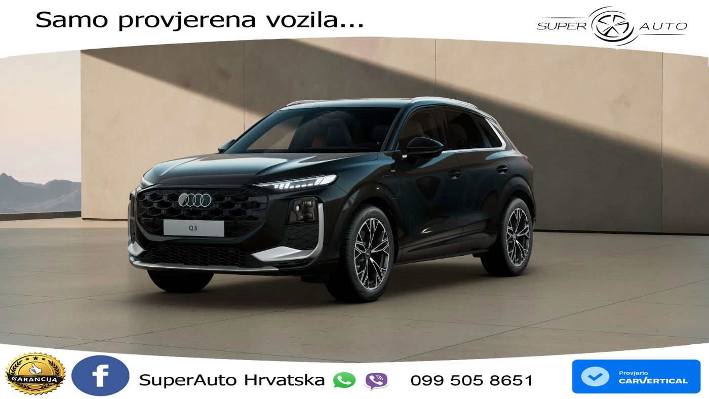 Audi Q3 1.5 TFSIe (272 KS) S tronic LED+GR SJED+ACC