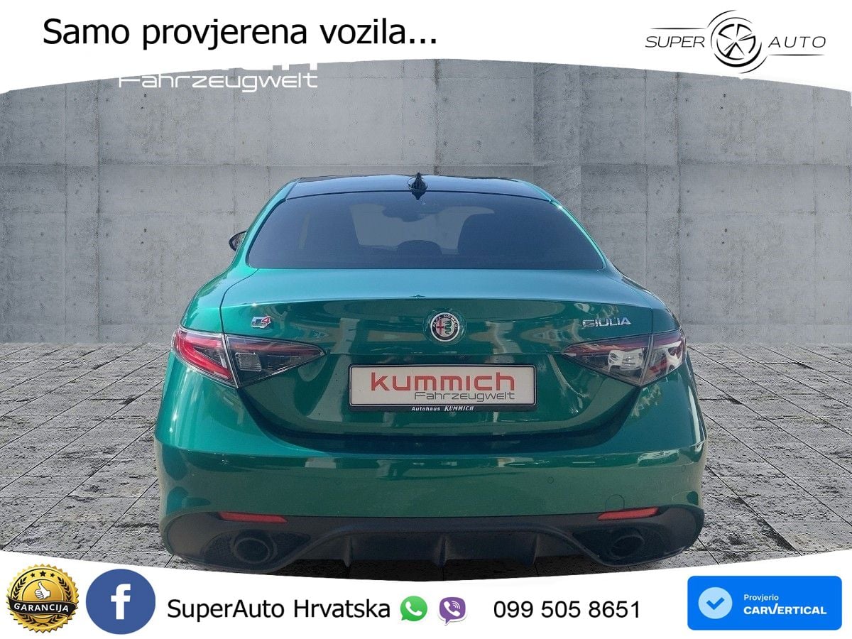 Alfa Romeo Giulia 2.0 Turbo (280 KS) Q4 Automatic LED+GR SJED+ACC