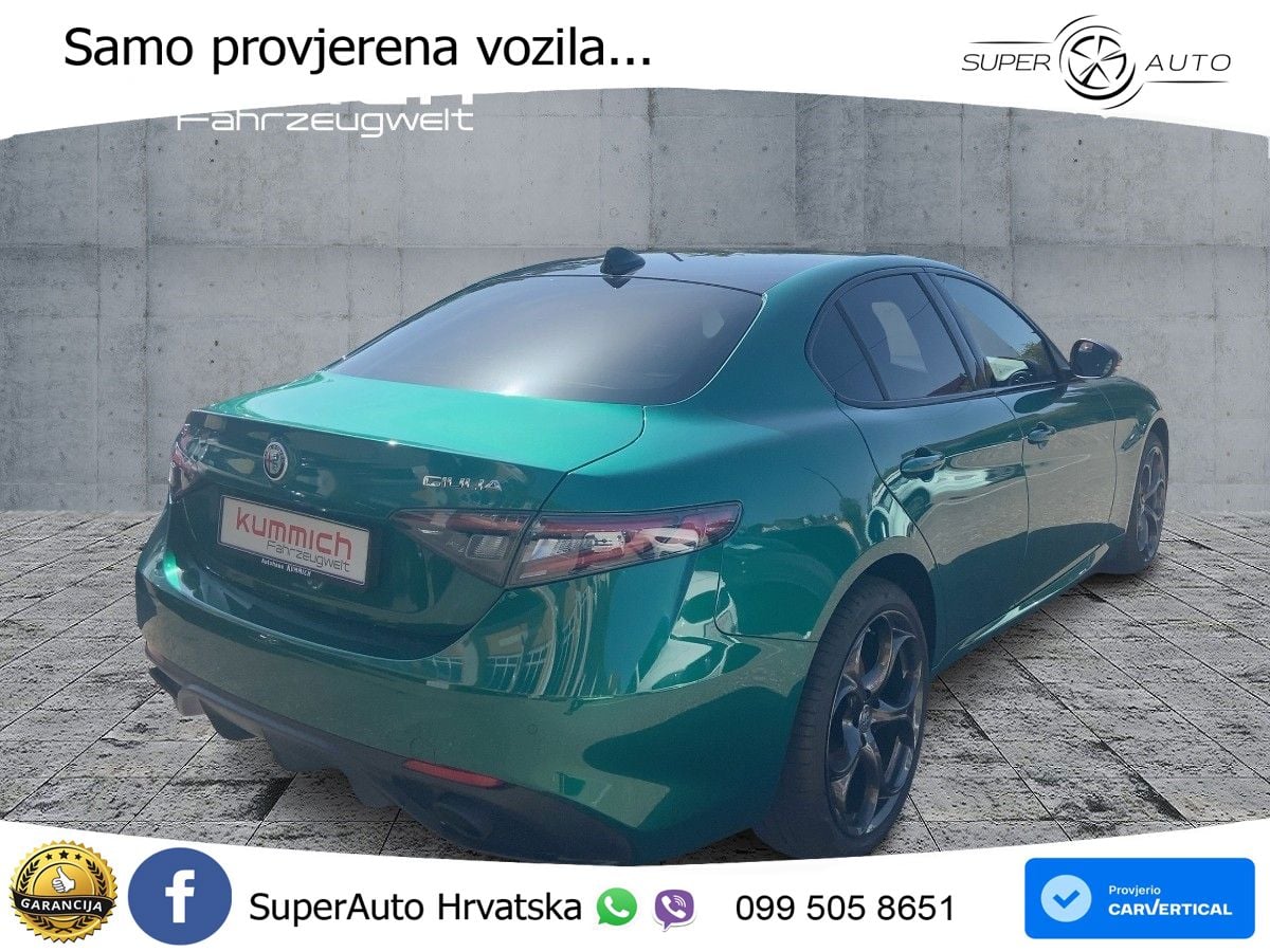 Alfa Romeo Giulia 2.0 Turbo (280 KS) Q4 Automatic LED+GR SJED+ACC