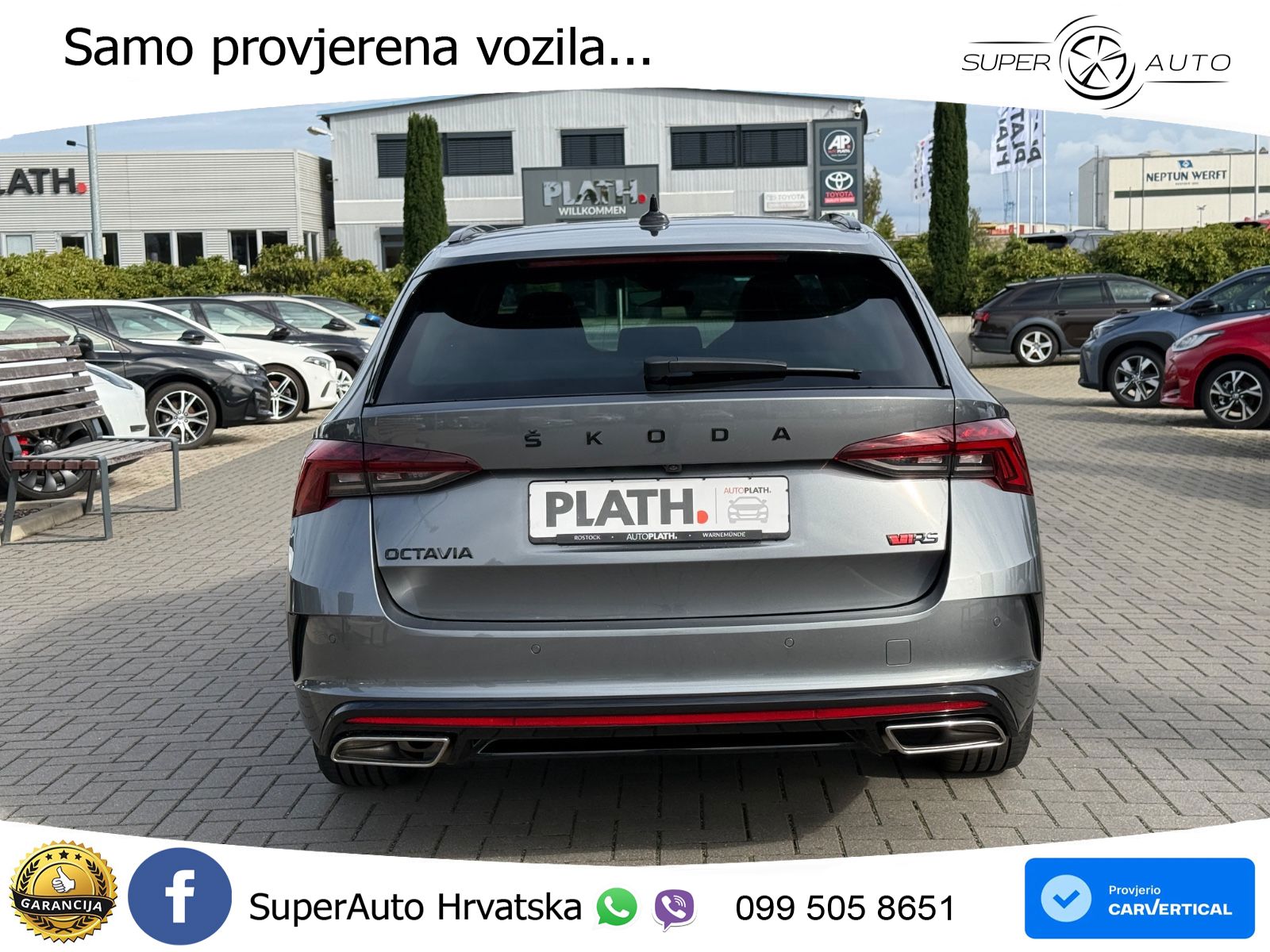 Škoda Octavia Combi RS 2.0 TDI (200 KS) DSG LED+GR SJED+ACC