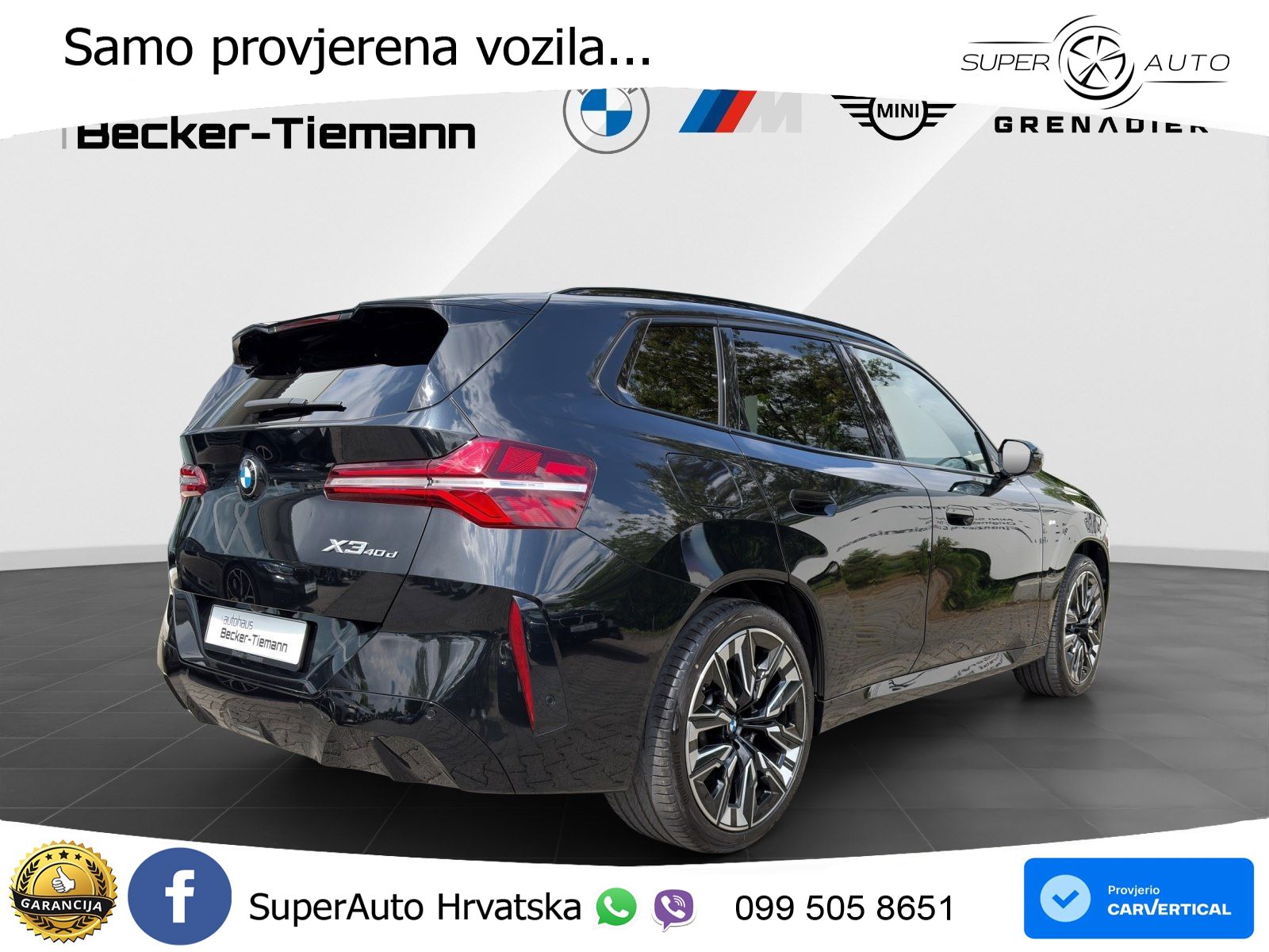 BMW X3 40d xDrive Steptronic M Sport LED+GR SJED+ACC