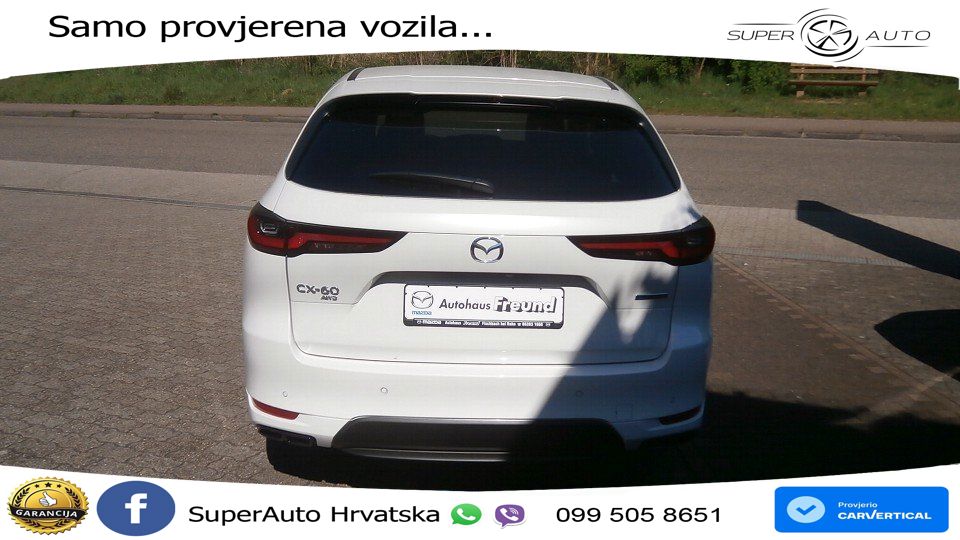 Mazda CX-60 3.3 e-Skyactiv D (254 KS) AWD Automatic MATRIX+GR SJED+KAM