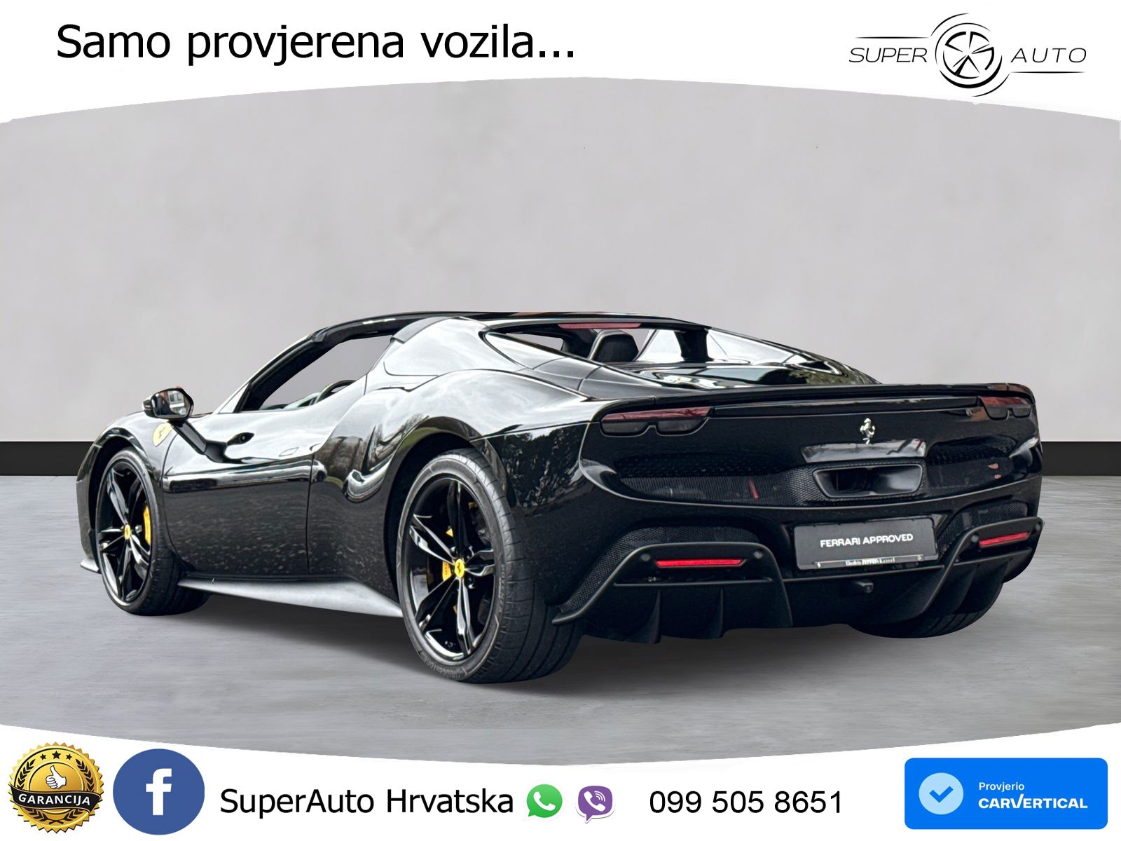 Ferrari 296 GTS 3.0 V6 (830 KS) F1 DCT LED+ACC