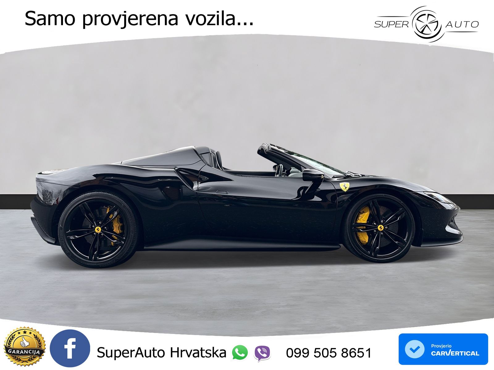 Ferrari 296 GTS 3.0 V6 (830 KS) F1 DCT LED+ACC