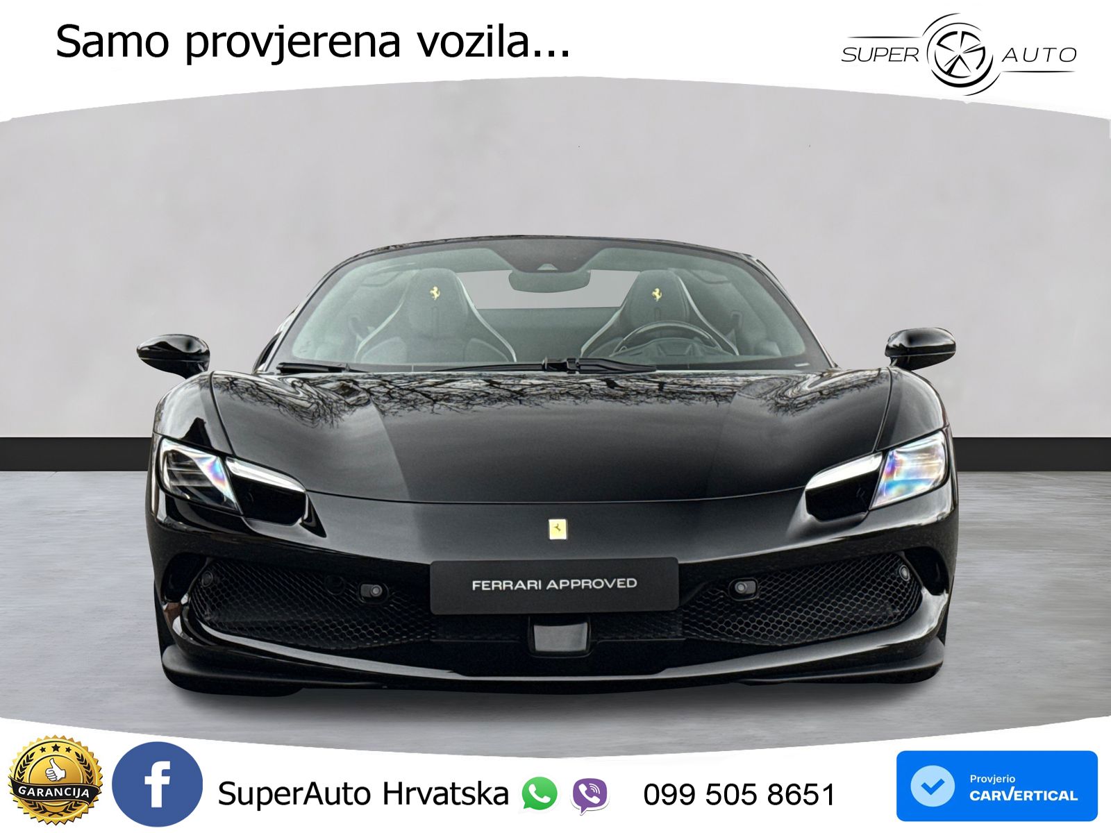 Ferrari 296 GTS 3.0 V6 (830 KS) F1 DCT LED+ACC