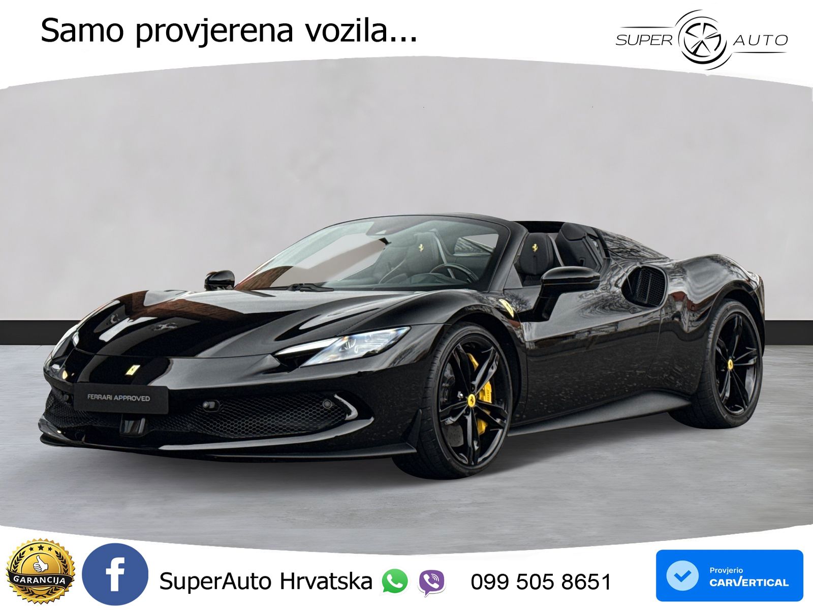 Ferrari 296 GTS 3.0 V6 (830 KS) F1 DCT LED+ACC