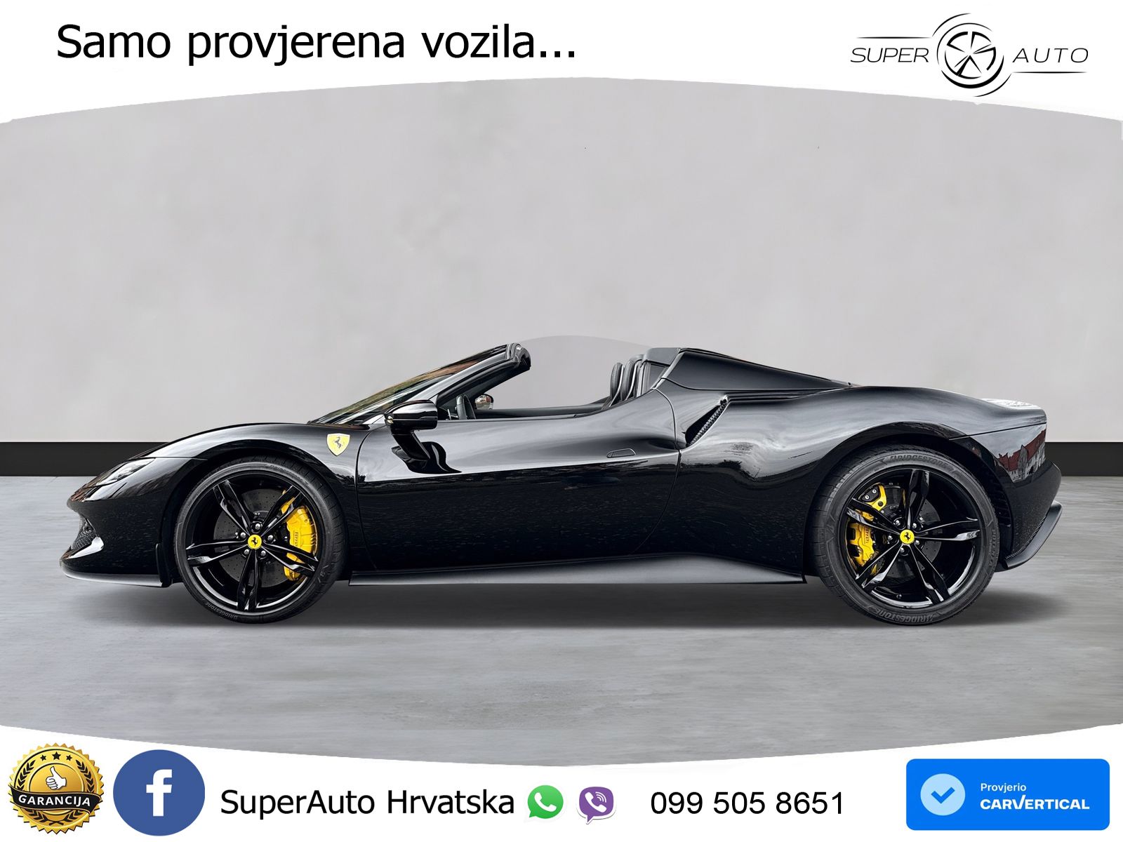 Ferrari 296 GTS 3.0 V6 (830 KS) F1 DCT LED+ACC