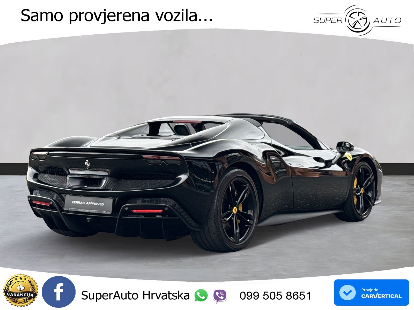 Ferrari 296 GTS 3.0 V6 (830 KS) F1 DCT LED+ACC