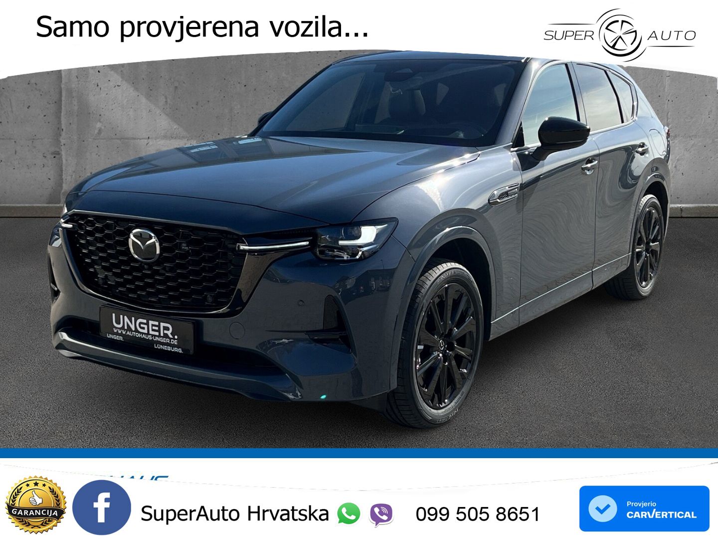 Mazda CX-60 3.3 e-Skyactiv D (254 KS) AWD Automatic MATRIX+GR SJED+KAM
