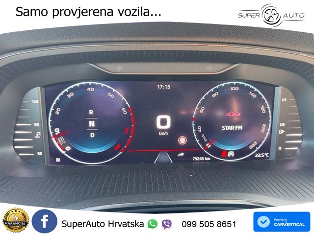 Škoda Octavia Combi RS 2.0 TSI (245 KS) DSG LED+GR SJED+ACC