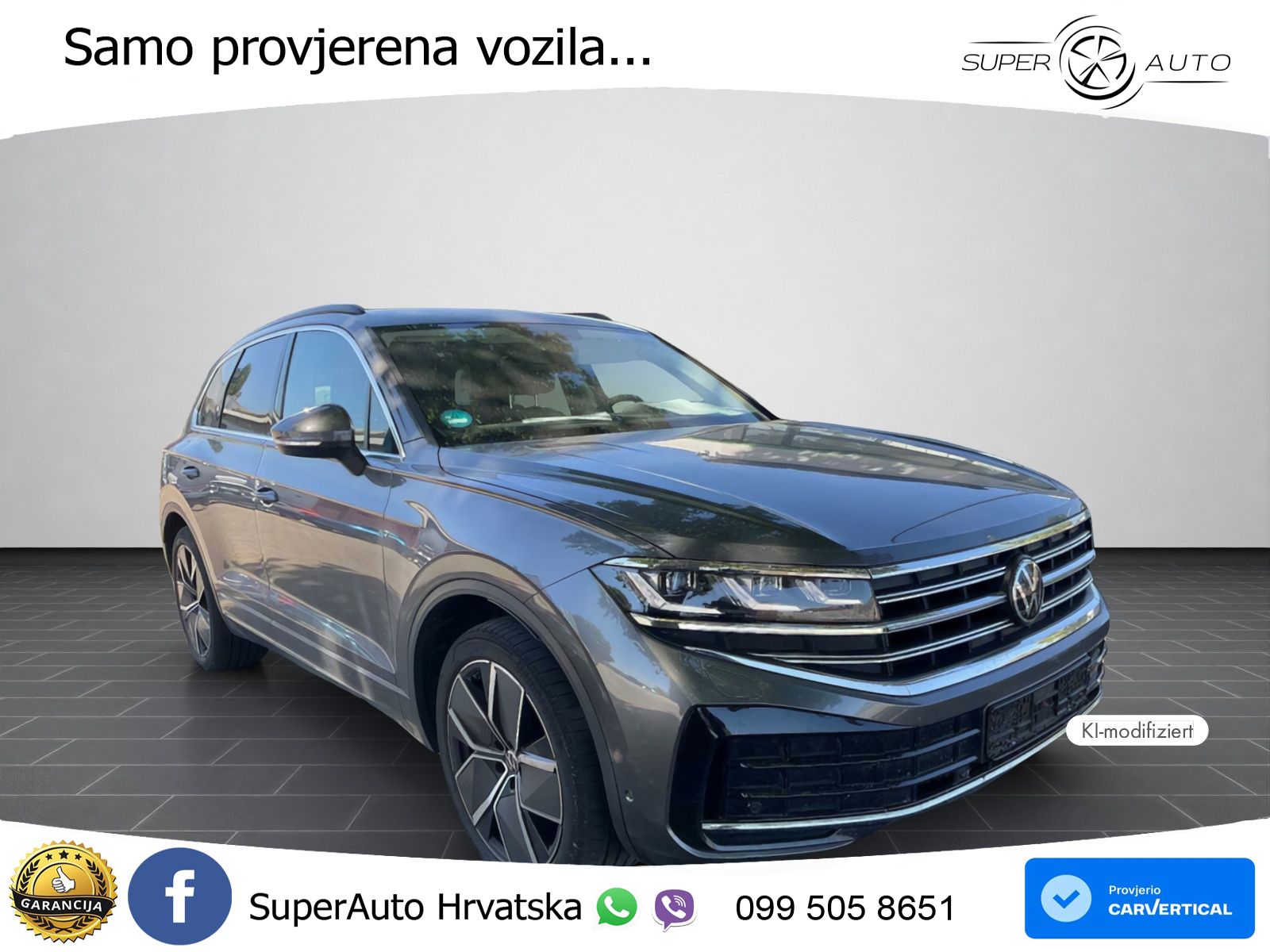 Volkswagen Touareg 3.0 V6 TDI (286 KS) 4MOTION Tiptronic ZRAČNI+ACC+GR SJED+KAM