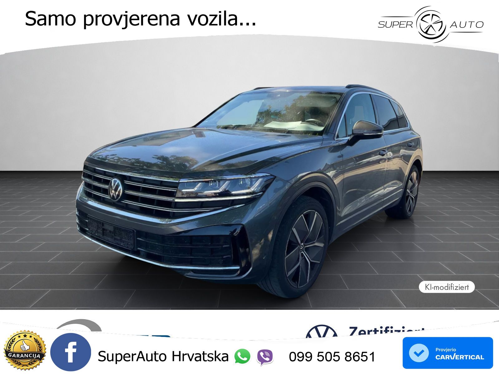 Volkswagen Touareg 3.0 V6 TDI (286 KS) 4MOTION Tiptronic ZRAČNI+ACC+GR SJED+KAM