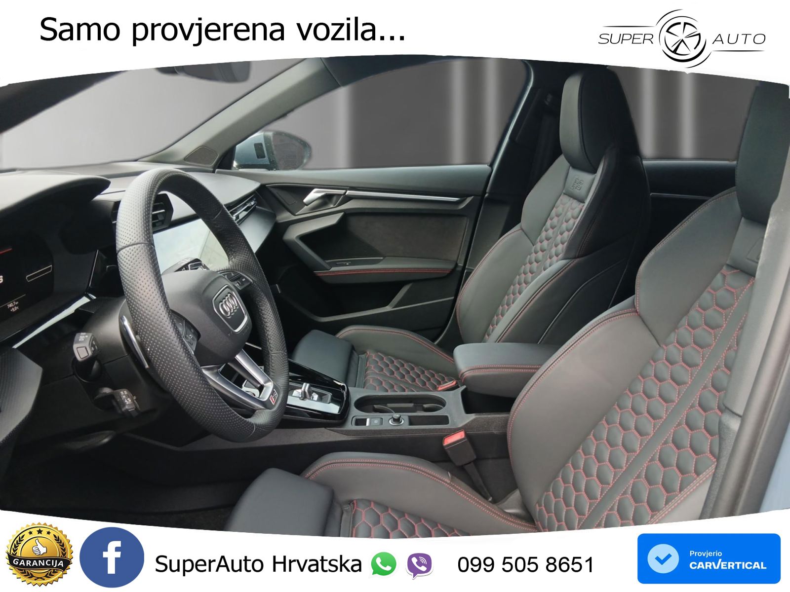 Audi RS3 Sedan 2.5 TFSI (400 KS) quattro S tronic MATRIX+GR SJED+KAM