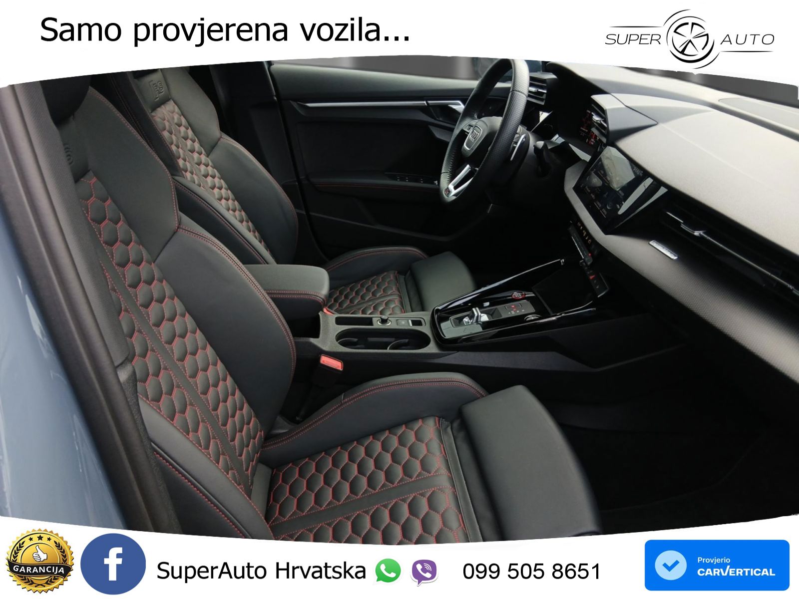 Audi RS3 Sedan 2.5 TFSI (400 KS) quattro S tronic MATRIX+GR SJED+KAM
