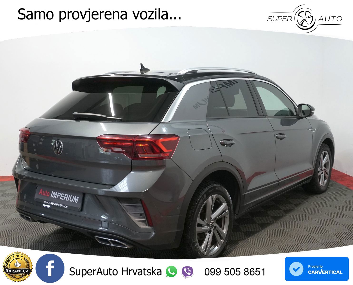 Volkswagen T-Roc 2.0 TDI (150 KS) DSG R-Line LED+GR SJED+ACC