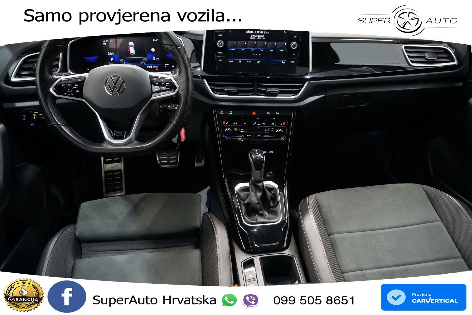 Volkswagen T-Roc 2.0 TDI (150 KS) DSG R-Line LED+GR SJED+ACC