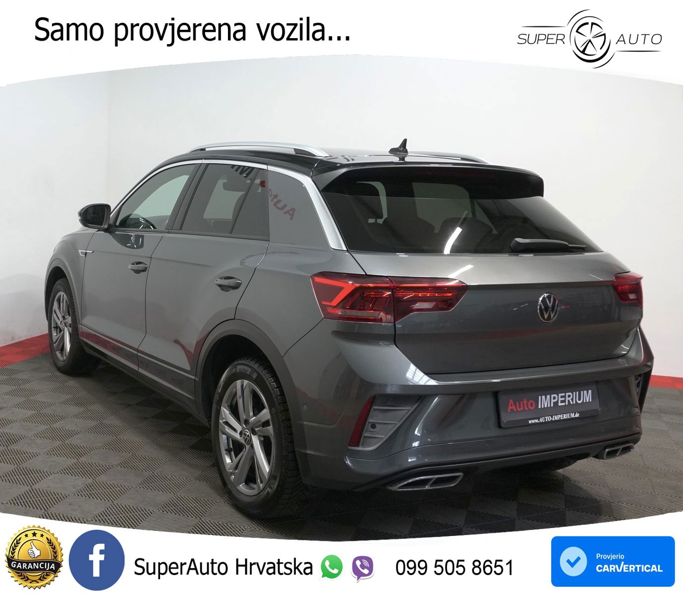 Volkswagen T-Roc 2.0 TDI (150 KS) DSG R-Line LED+GR SJED+ACC