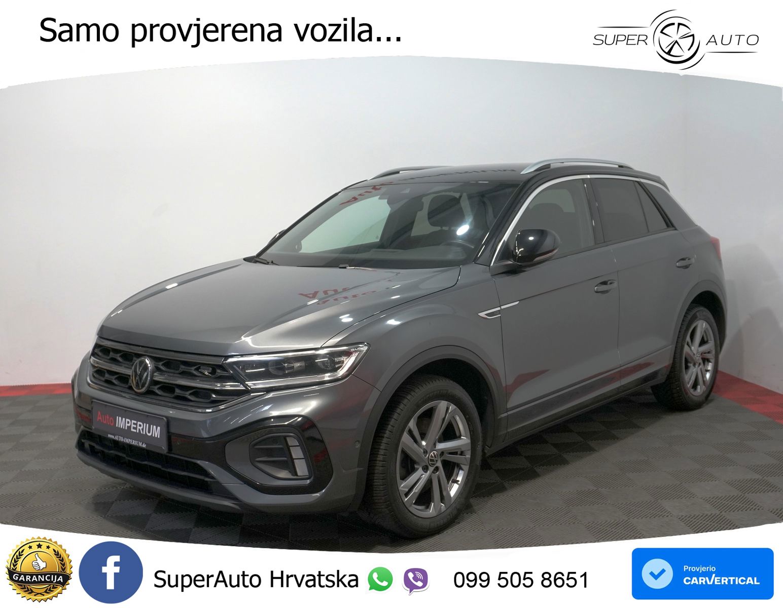 Volkswagen T-Roc 2.0 TDI (150 KS) DSG R-Line LED+GR SJED+ACC