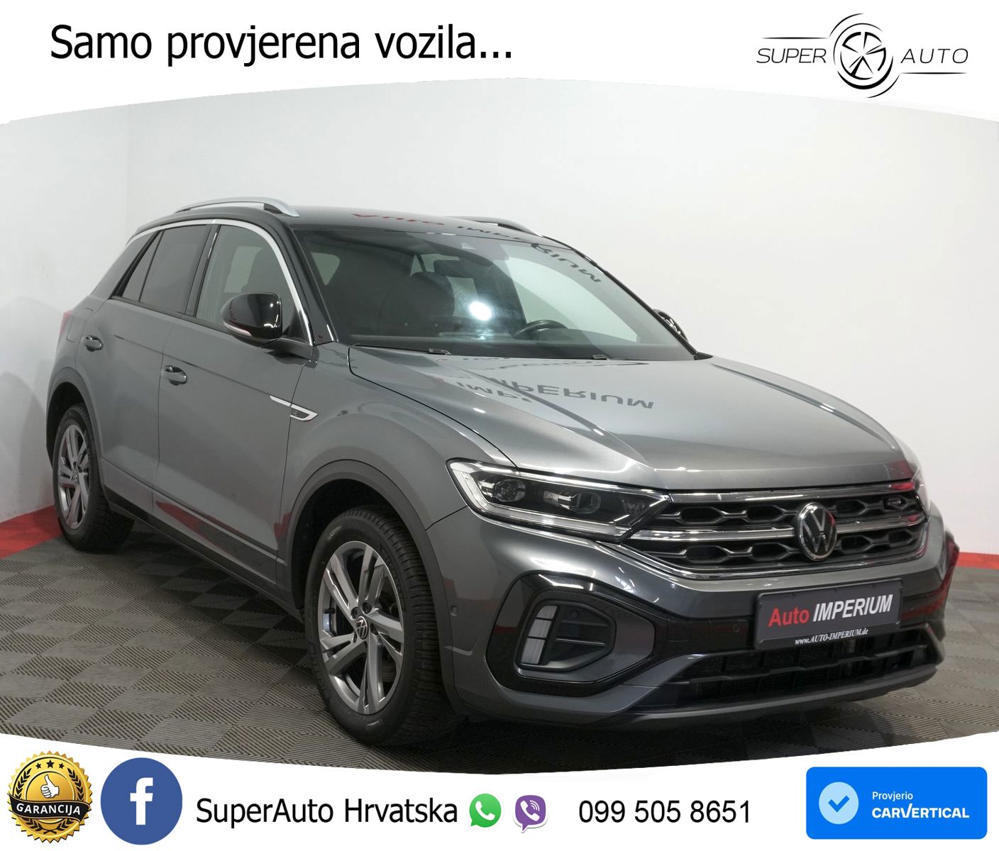 Volkswagen T-Roc 2.0 TDI (150 KS) DSG R-Line LED+GR SJED+ACC