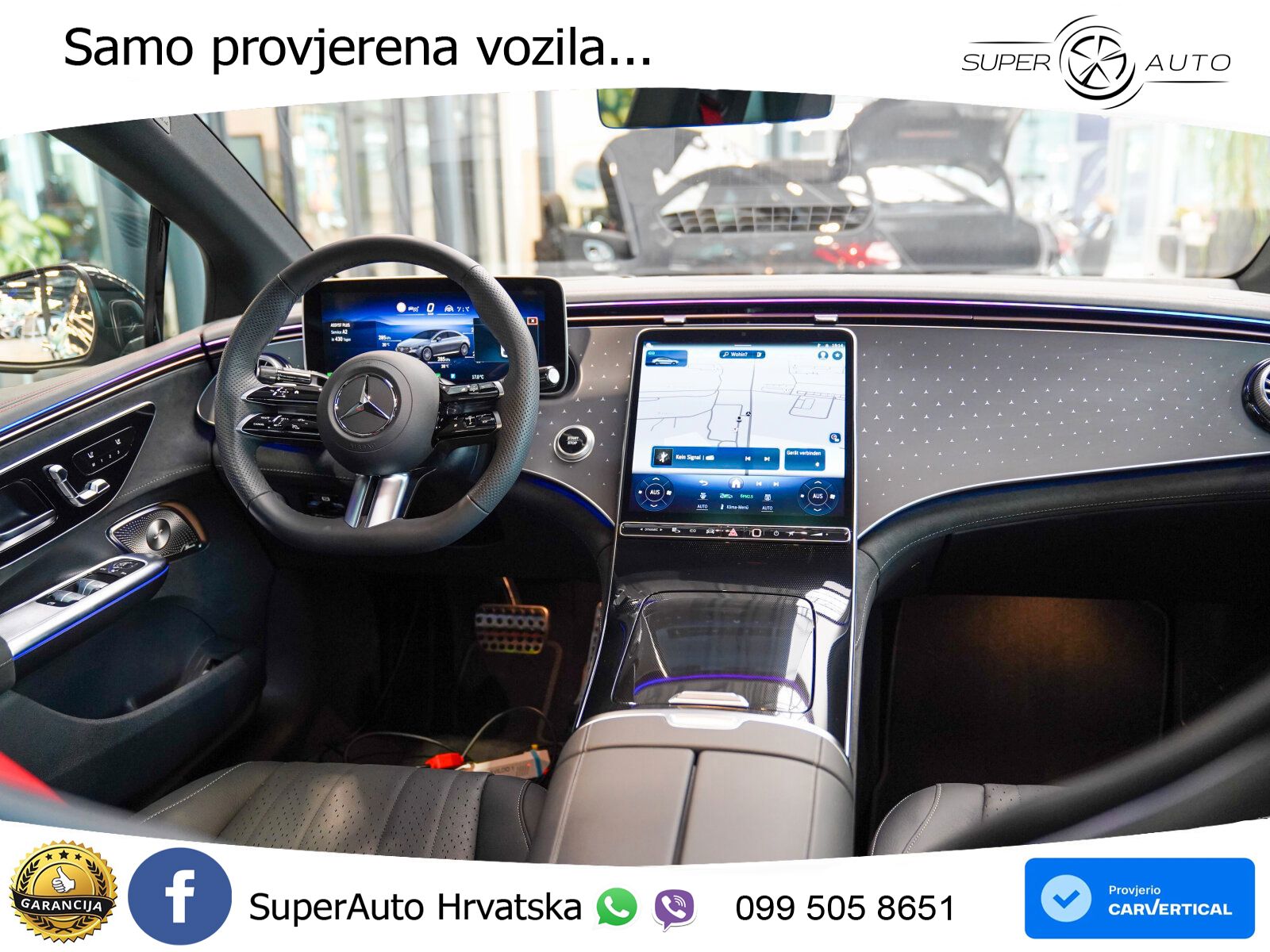 Mercedes EQE 350 100 kWh (320 KS) 4MATIC AMG ZRAČNI+ACC+GR SJED+KAM+PANO