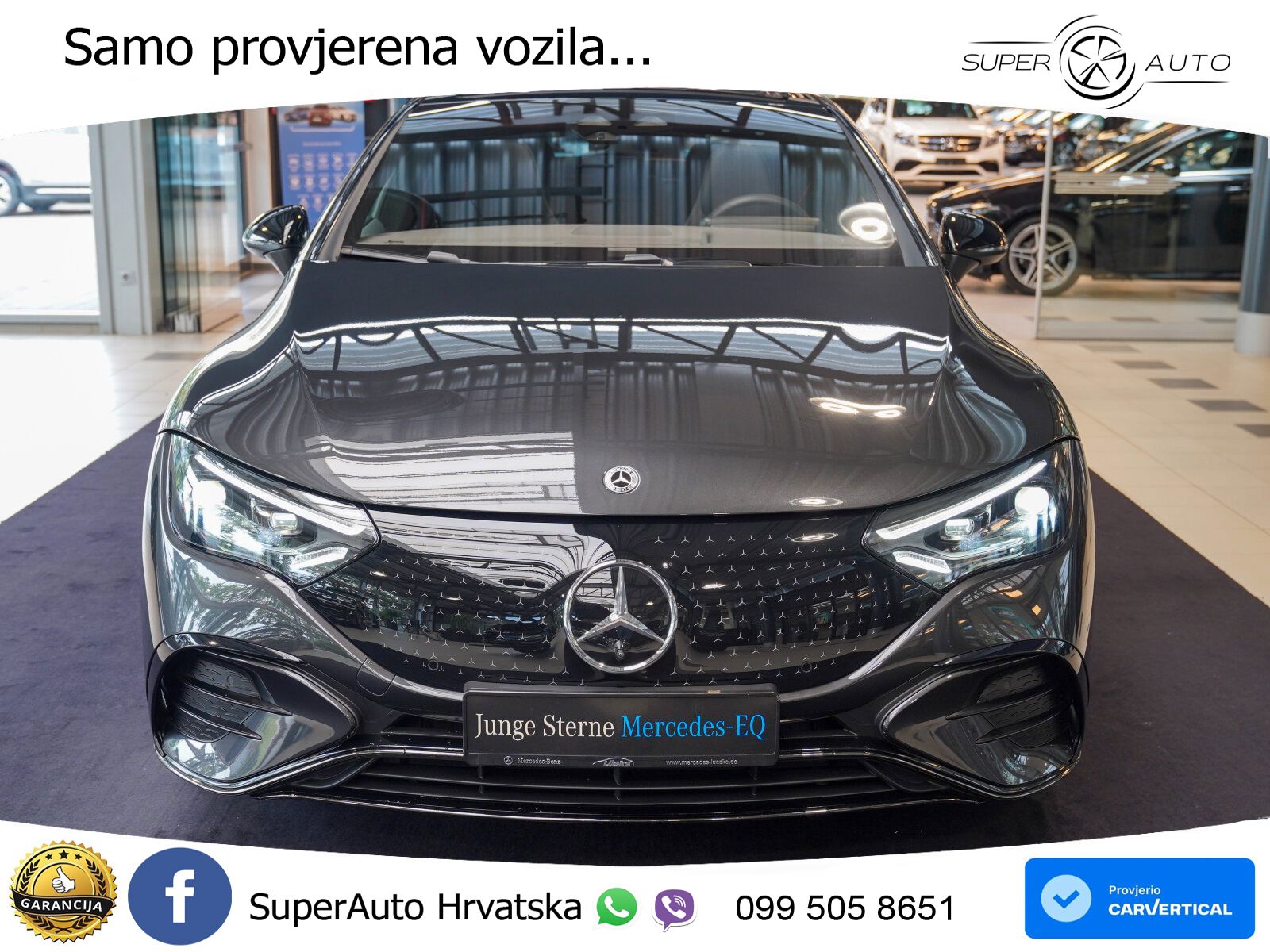 Mercedes EQE 350 100 kWh (320 KS) 4MATIC AMG ZRAČNI+ACC+GR SJED+KAM+PANO