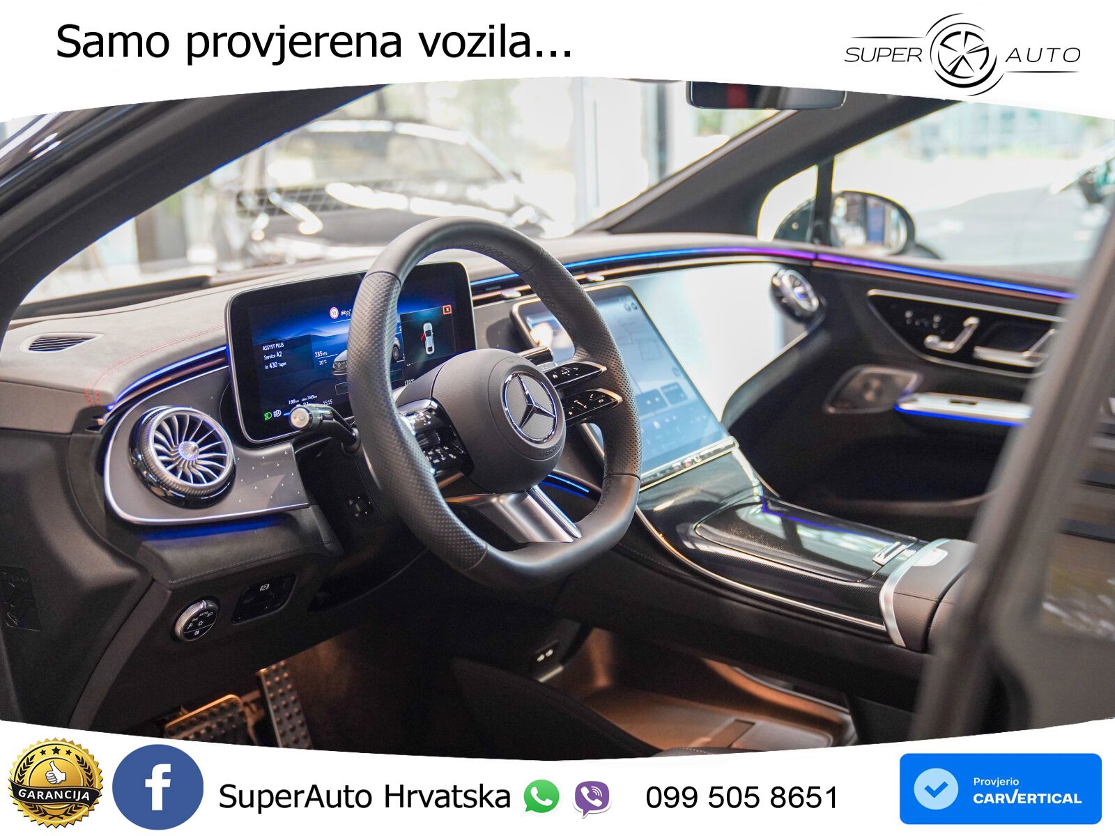 Mercedes EQE 350 100 kWh (320 KS) 4MATIC AMG ZRAČNI+ACC+GR SJED+KAM+PANO