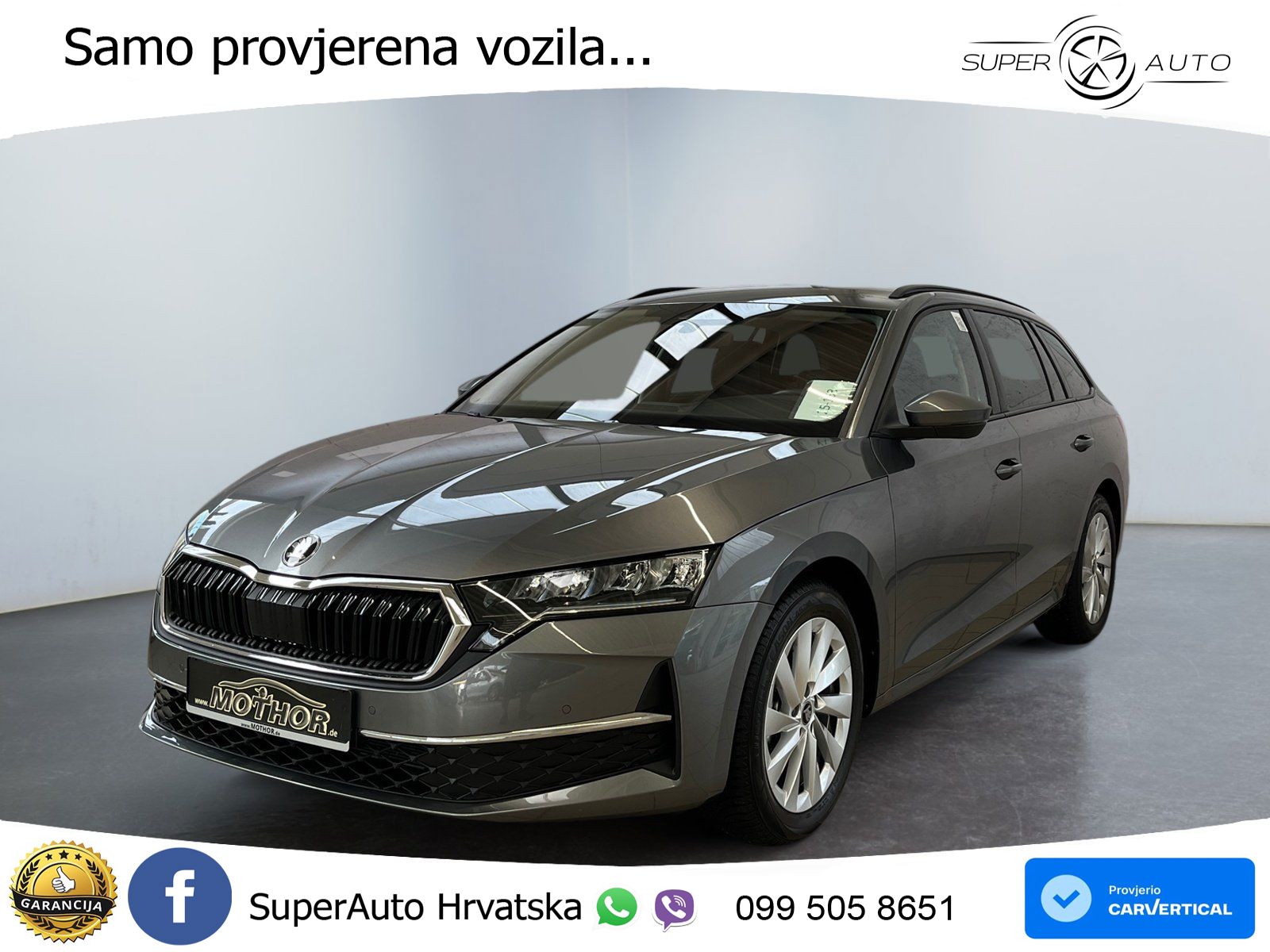 Škoda Octavia Combi 1.5 TSI (150 KS) DSG Selection LED+GR SJED+ACC