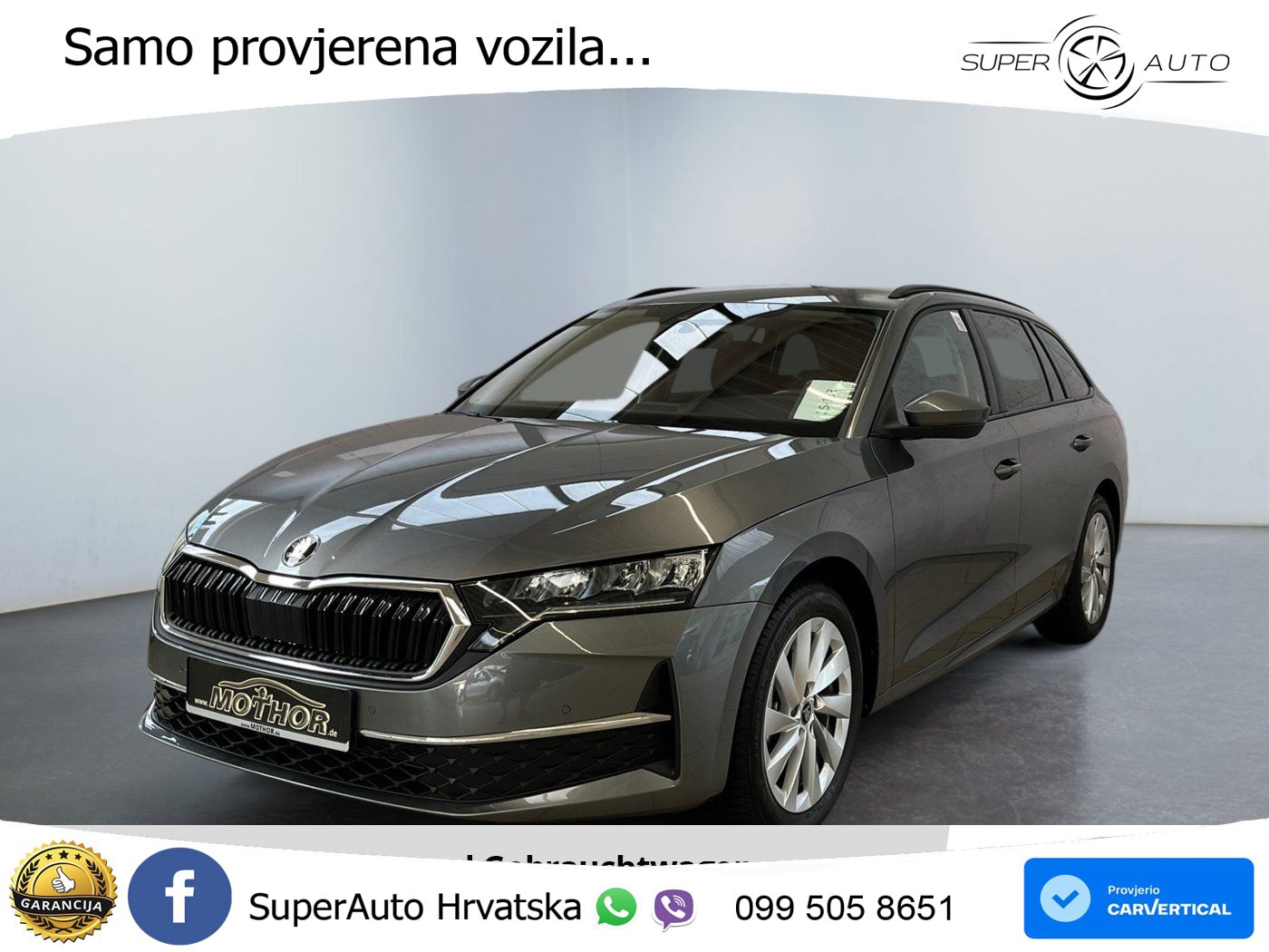 Škoda Octavia Combi 1.5 TSI (150 KS) DSG Selection LED+GR SJED+ACC