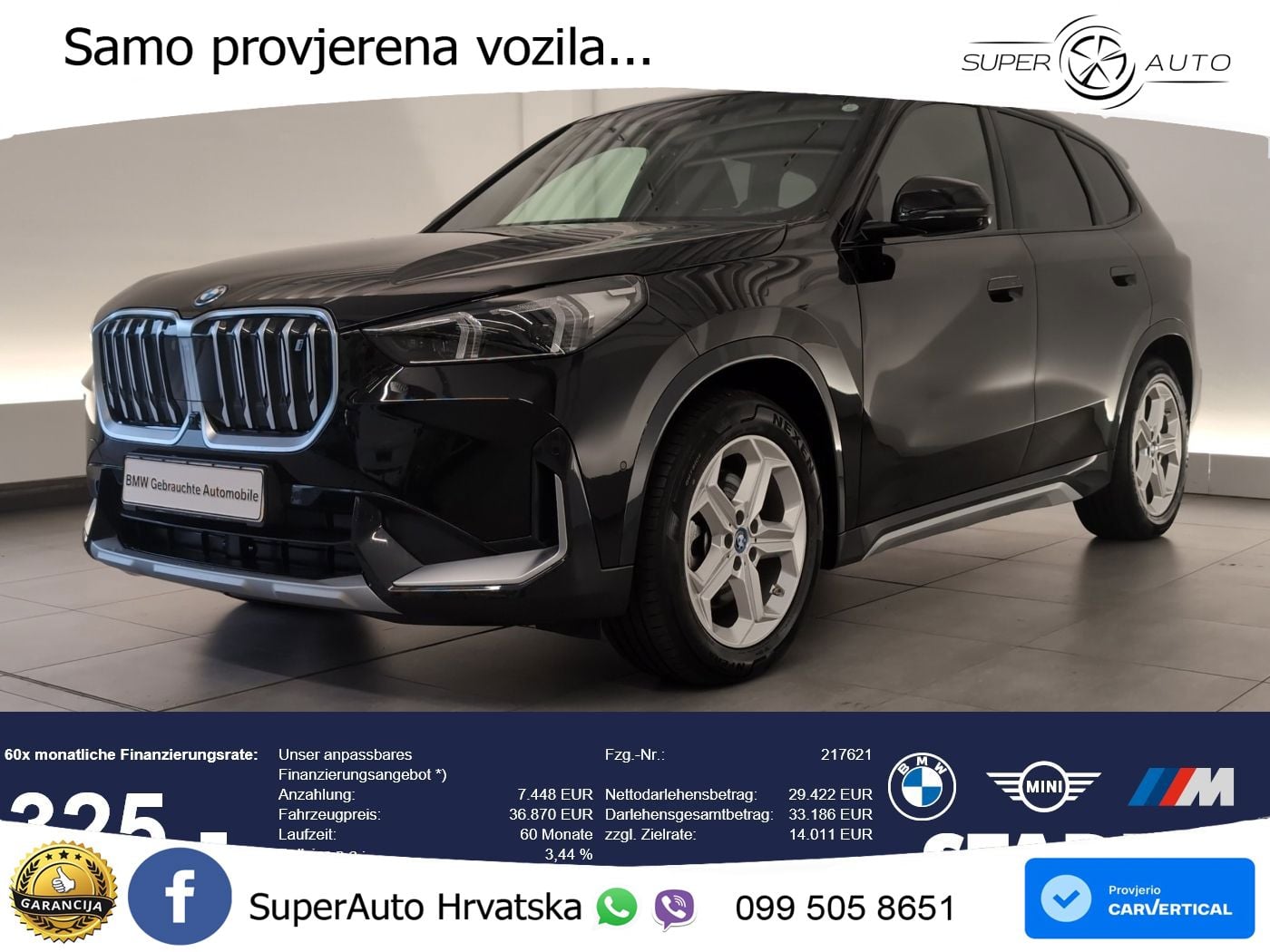 BMW iX1 68 kWh (313 KS) xDrive30 xLine LED+GR SJED+ACC
