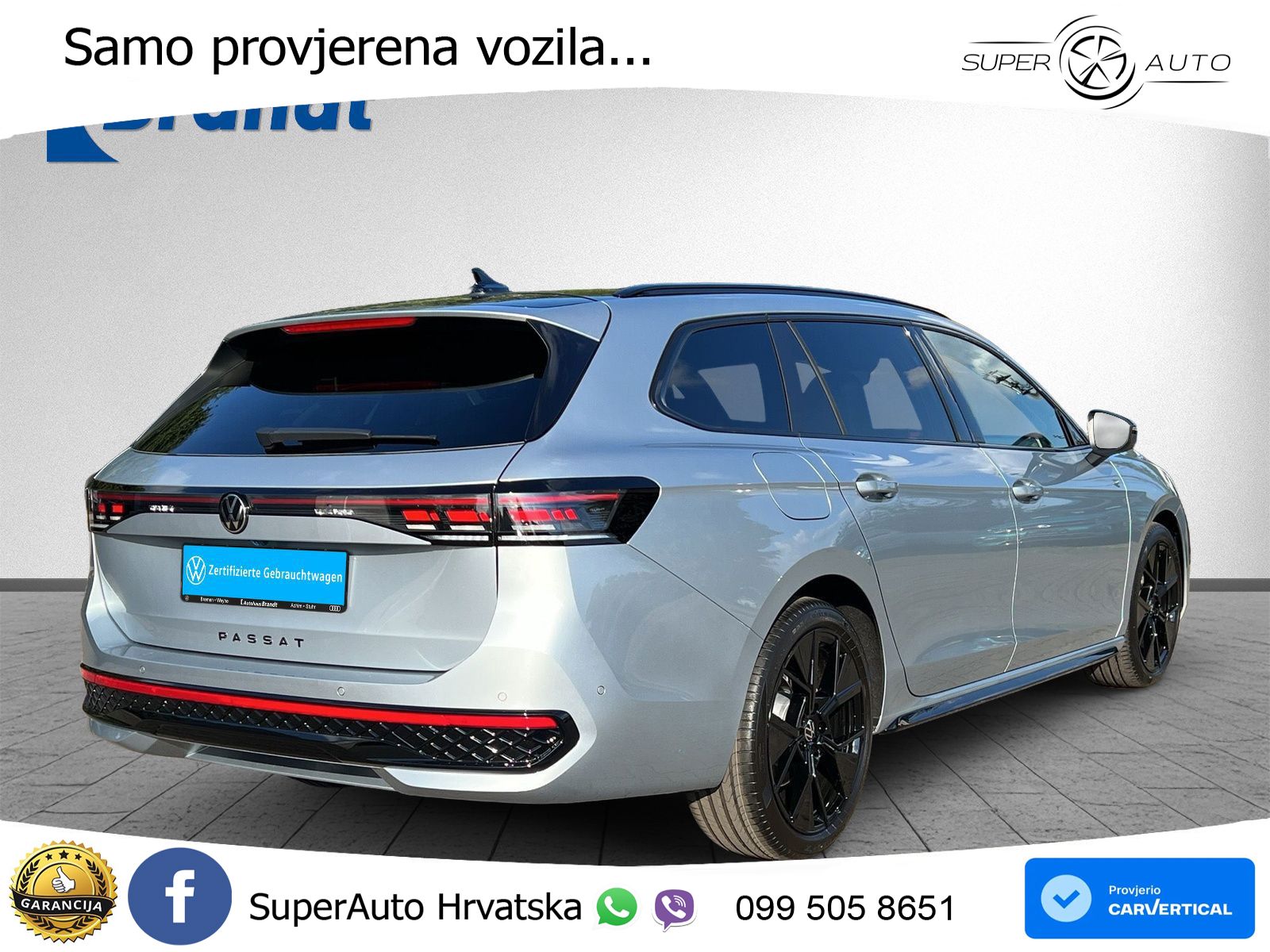 Volkswagen Passat Variant 2.0 TDI (193 KS) 4MOTION DSG R-Line LED+GR SJED+ACC