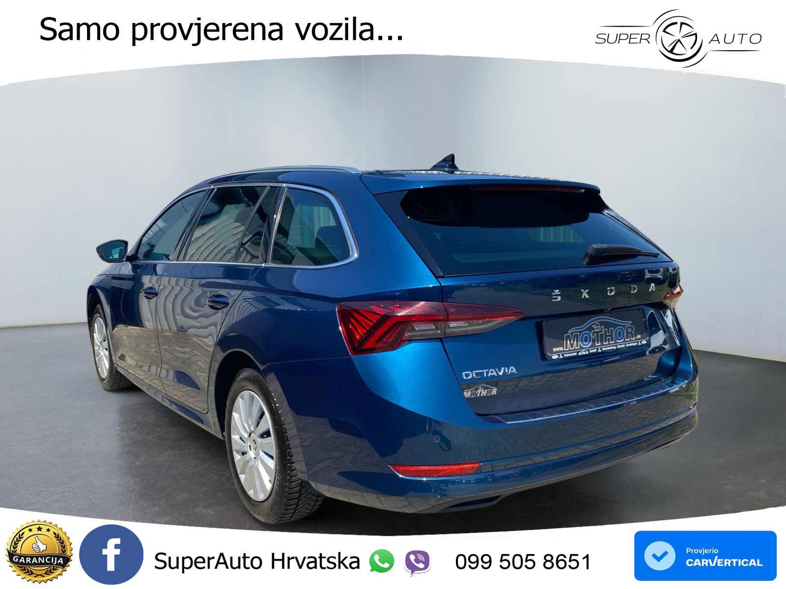 Škoda Octavia Combi 2.0 TDI (150 KS) DSG LED+GR SJED+ACC