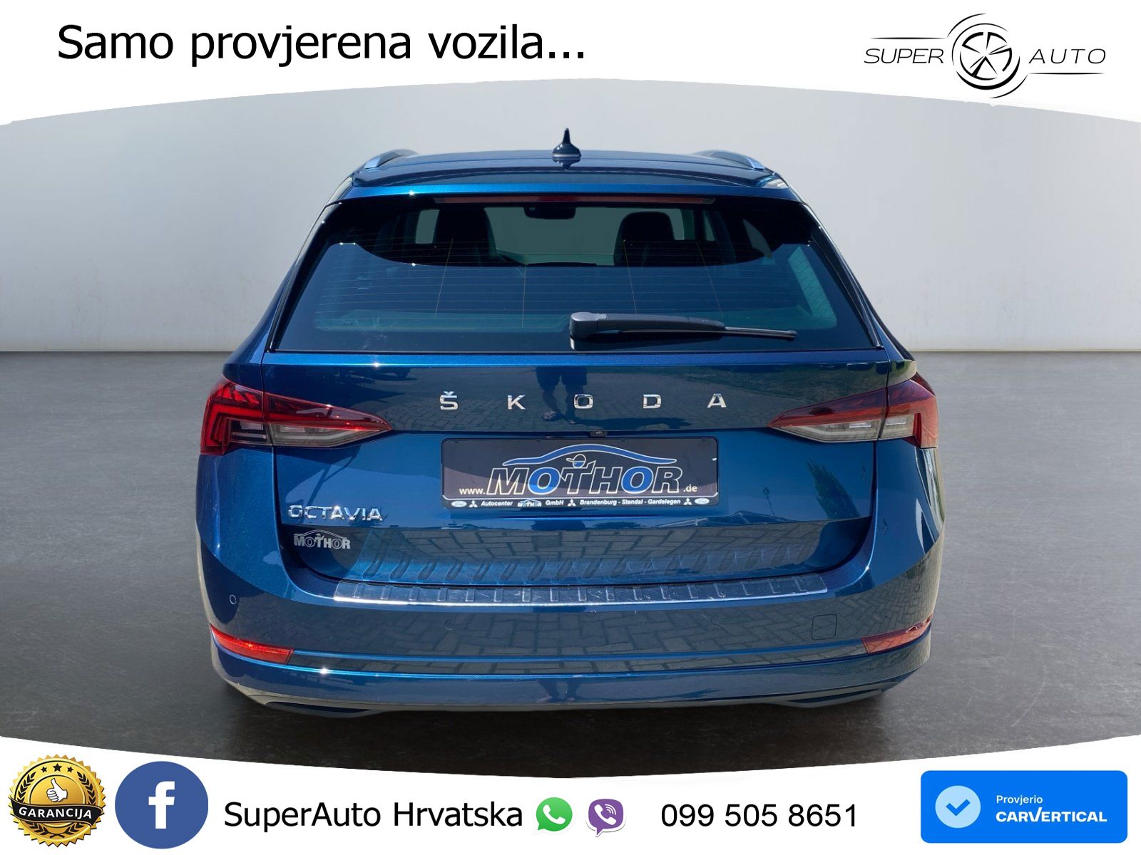 Škoda Octavia Combi 2.0 TDI (150 KS) DSG LED+GR SJED+ACC