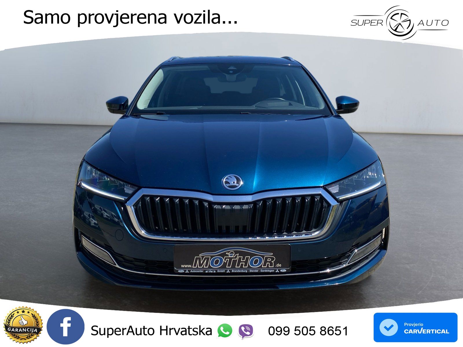 Škoda Octavia Combi 2.0 TDI (150 KS) DSG LED+GR SJED+ACC
