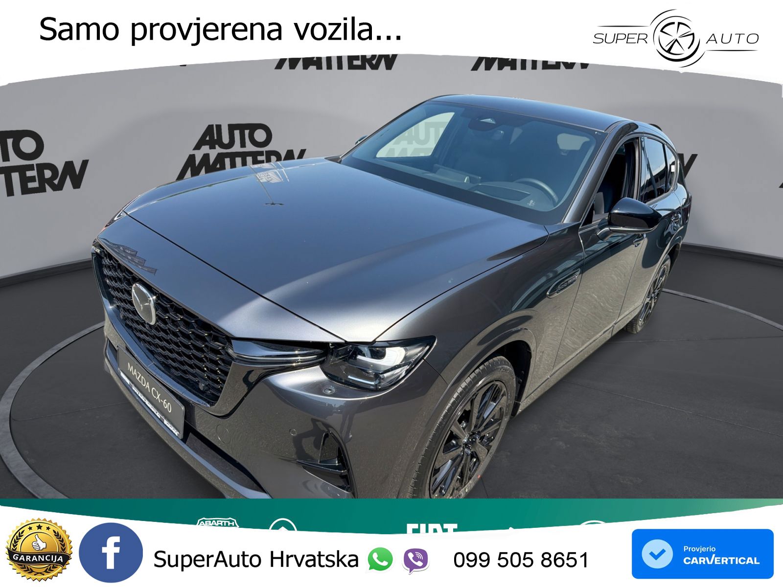 Mazda CX-60 3.3 e-Skyactiv D (254 KS) AWD Automatic MATRIX+GR SJED+KAM