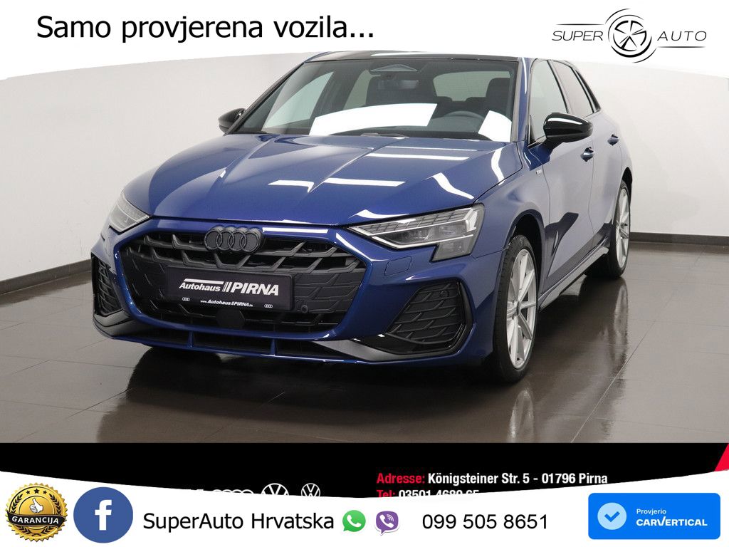 Audi A3 35 TFSI (150 KS) S tronic S line MATRIX+GR SJED+KAM