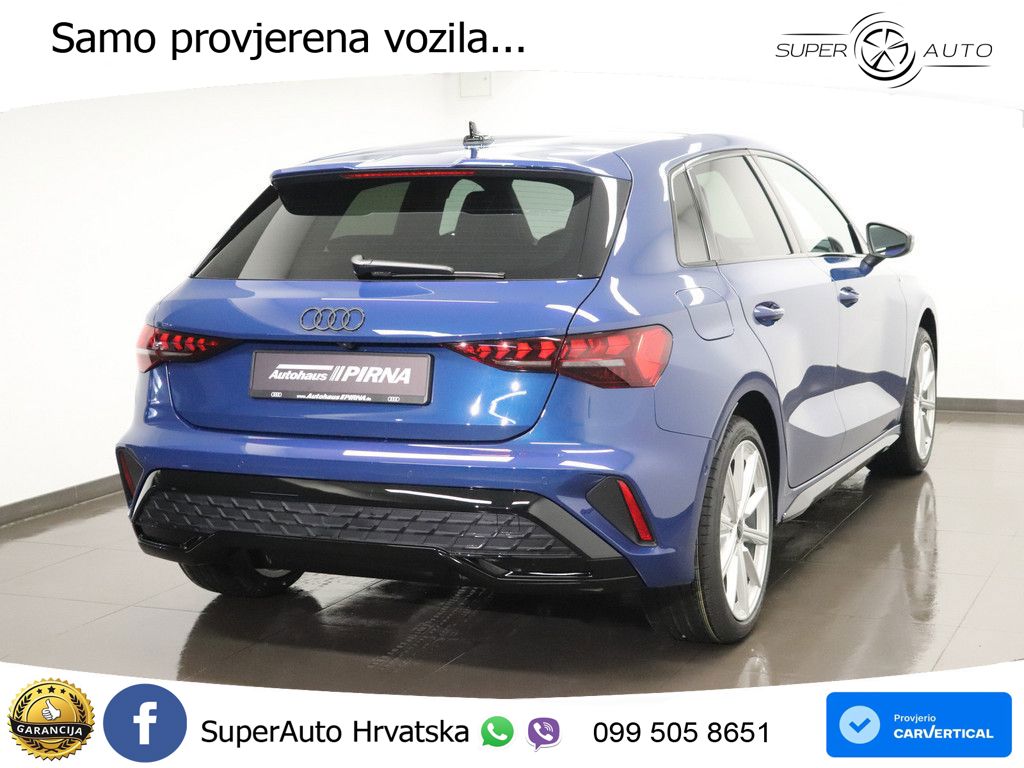 Audi A3 35 TFSI (150 KS) S tronic S line MATRIX+GR SJED+KAM