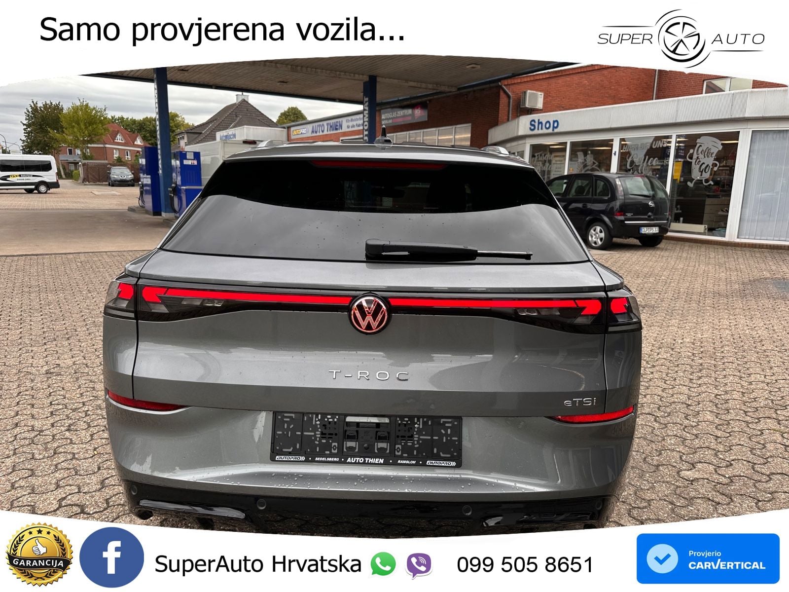Volkswagen T-Roc 1.5 eTSI (150 KS)  DSG R-Line LED+GR SJED+ACC
