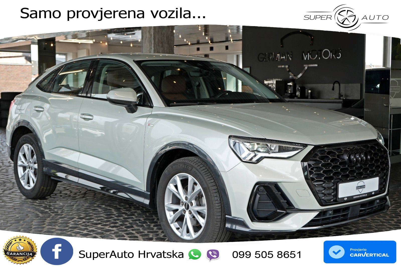 Audi Q3 Sportback 35 TDI (150 KS) S tronic S line LED+GR SJED+ACC