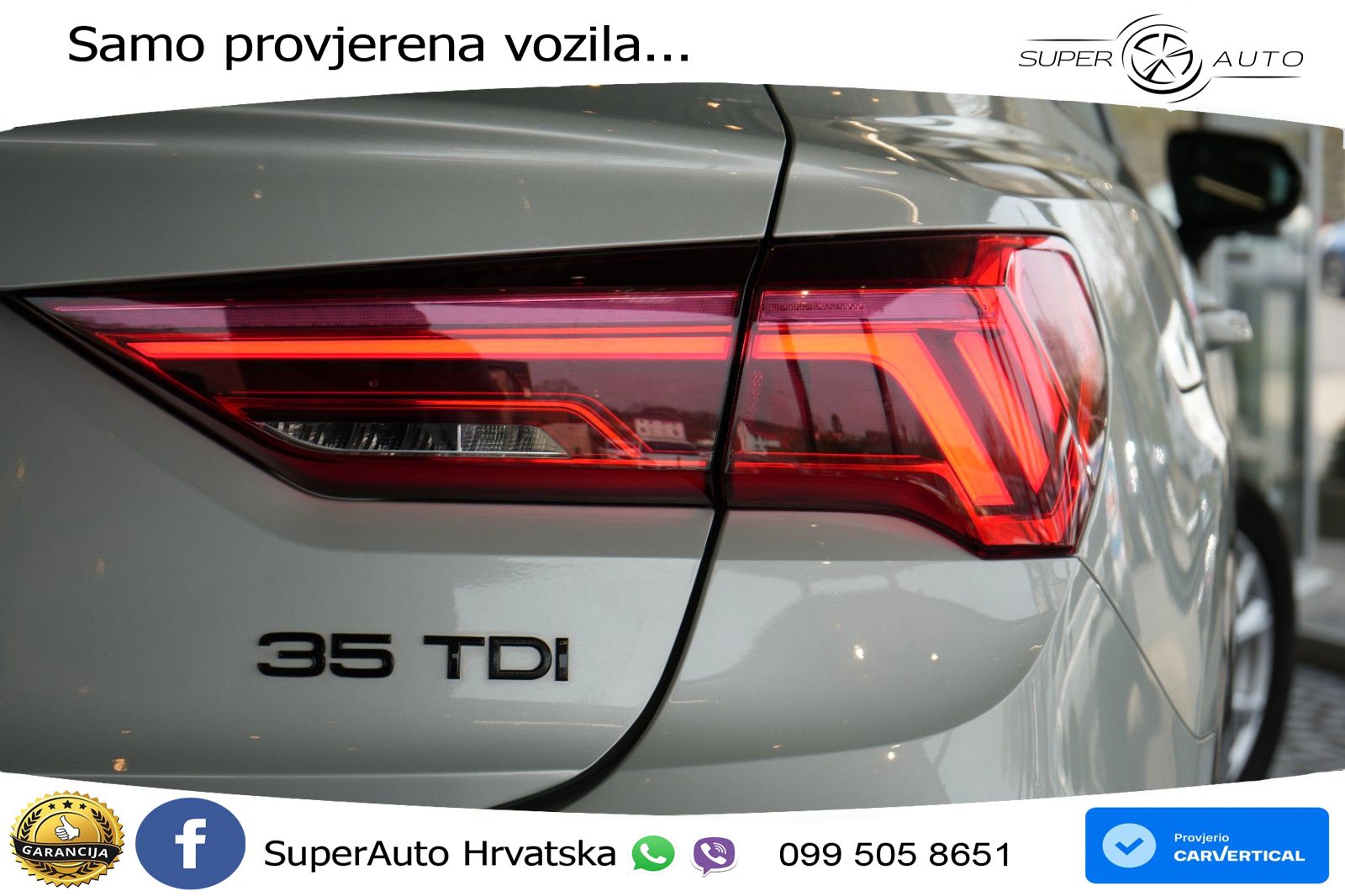 Audi Q3 Sportback 35 TDI (150 KS) S tronic S line LED+GR SJED+ACC