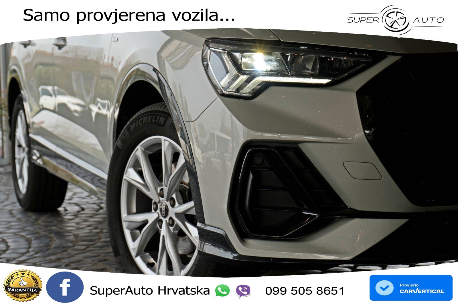Audi Q3 Sportback 35 TDI (150 KS) S tronic S line LED+GR SJED+ACC