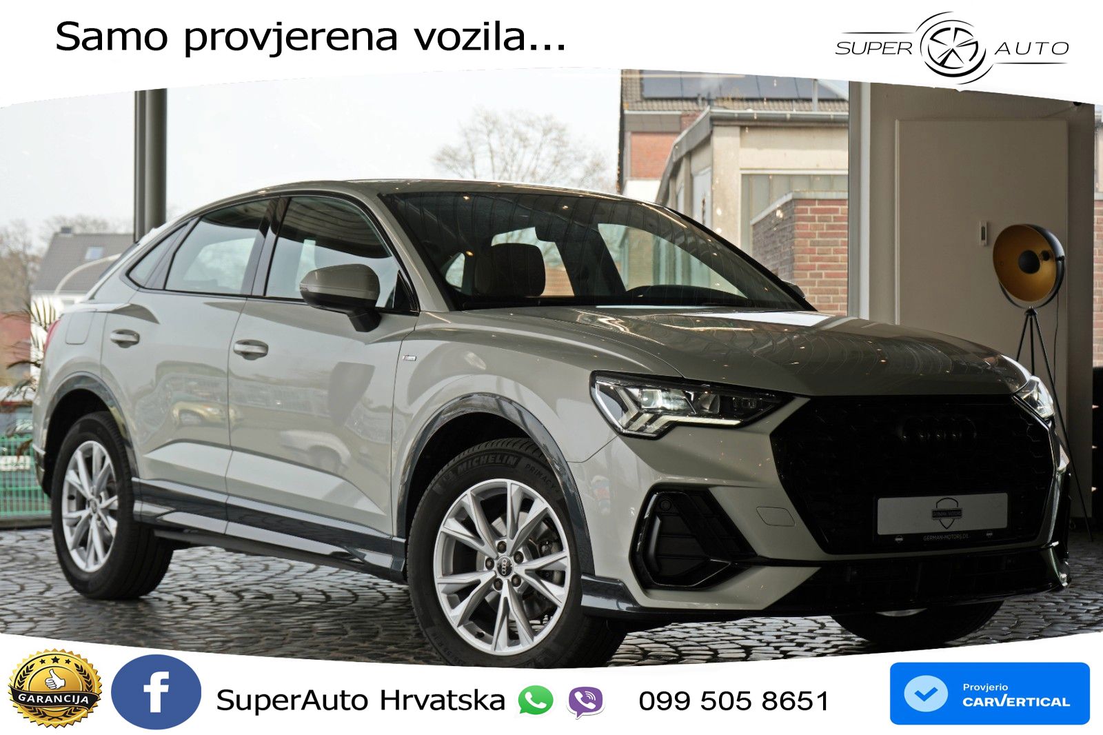Audi Q3 Sportback 35 TDI (150 KS) S tronic S line LED+GR SJED+ACC