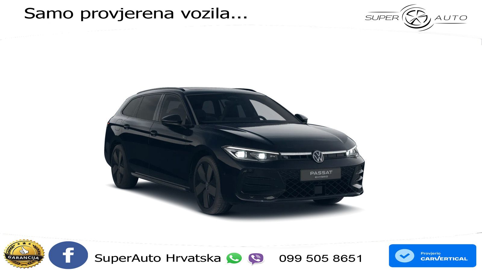 Volkswagen Passat Variant 1.5 TSI (272 KS) eHybrid DSG R-Line LED+GR SJED+ACC