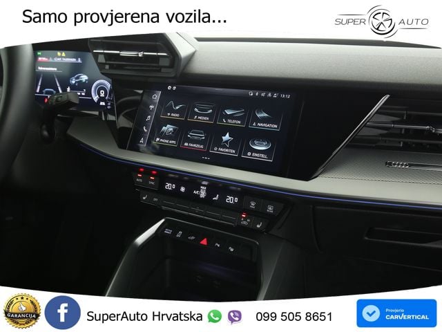 Audi A3 40 TFSIe (204 KS) S tronic S line MATRIX+GR SJED+KAM