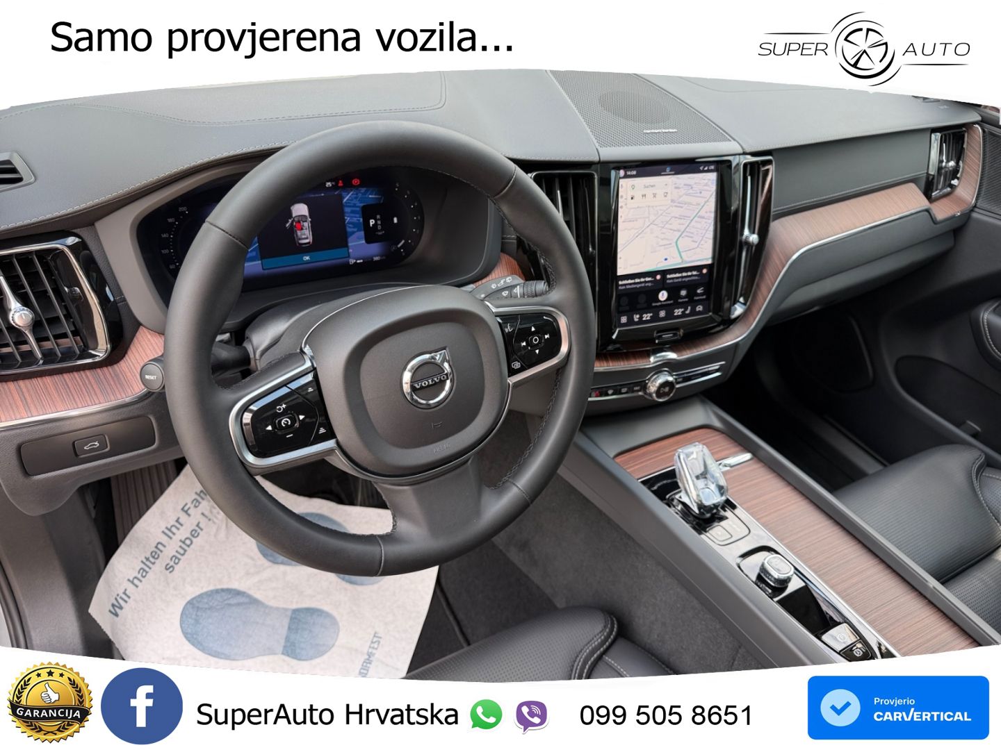 Volvo XC60 B4 Diesel AWD Geartronic ZRAČNI+ACC+GR SJED+KAM+PANO