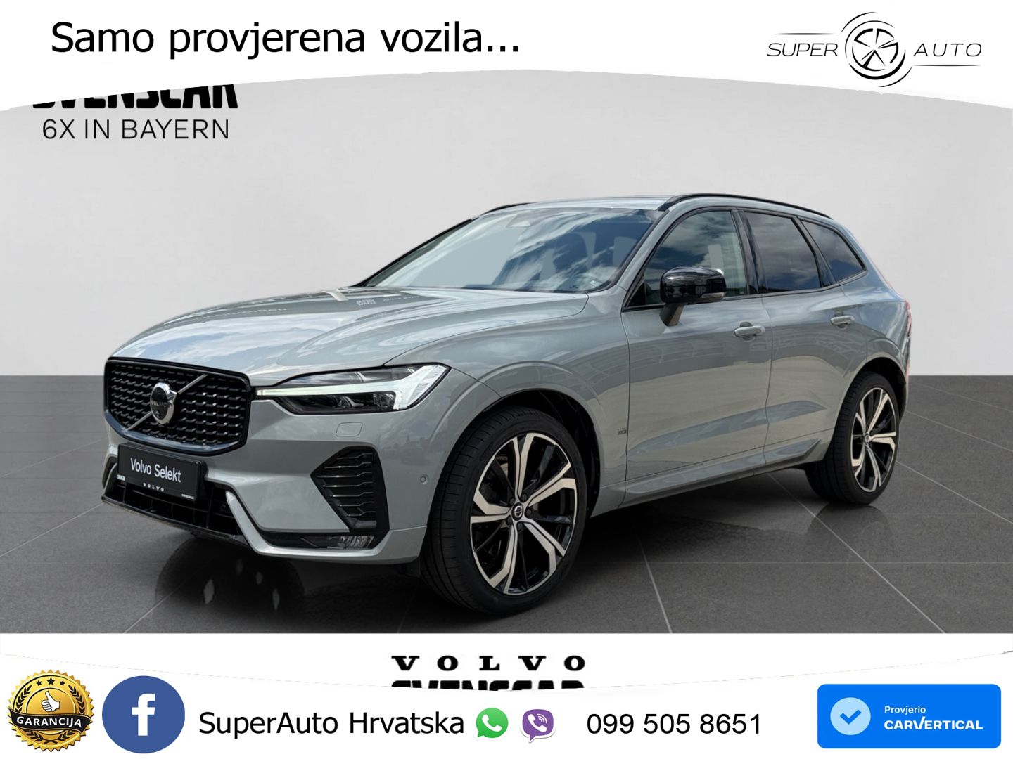 Volvo XC60 B4 Diesel AWD Geartronic ZRAČNI+ACC+GR SJED+KAM+PANO